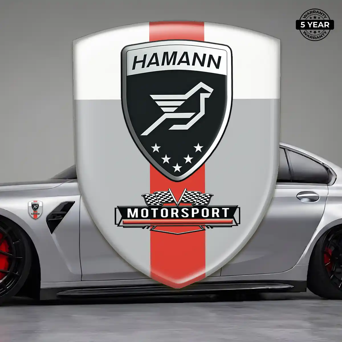 Hamman Domed Logo Sticker Interior Luxe