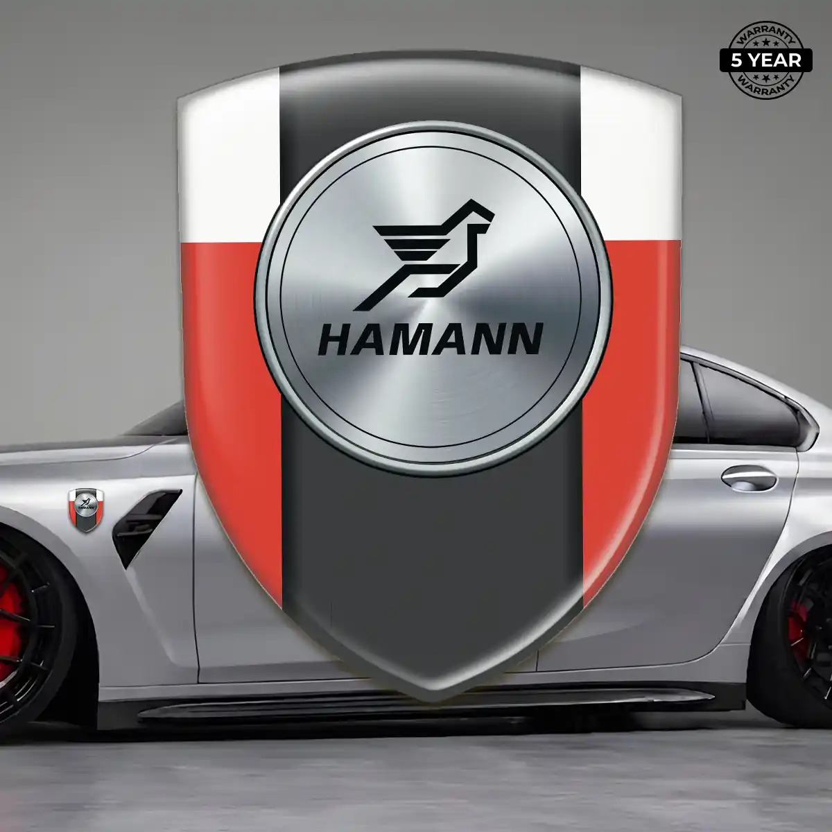 Hamman Domed Logo Sticker Outer Style