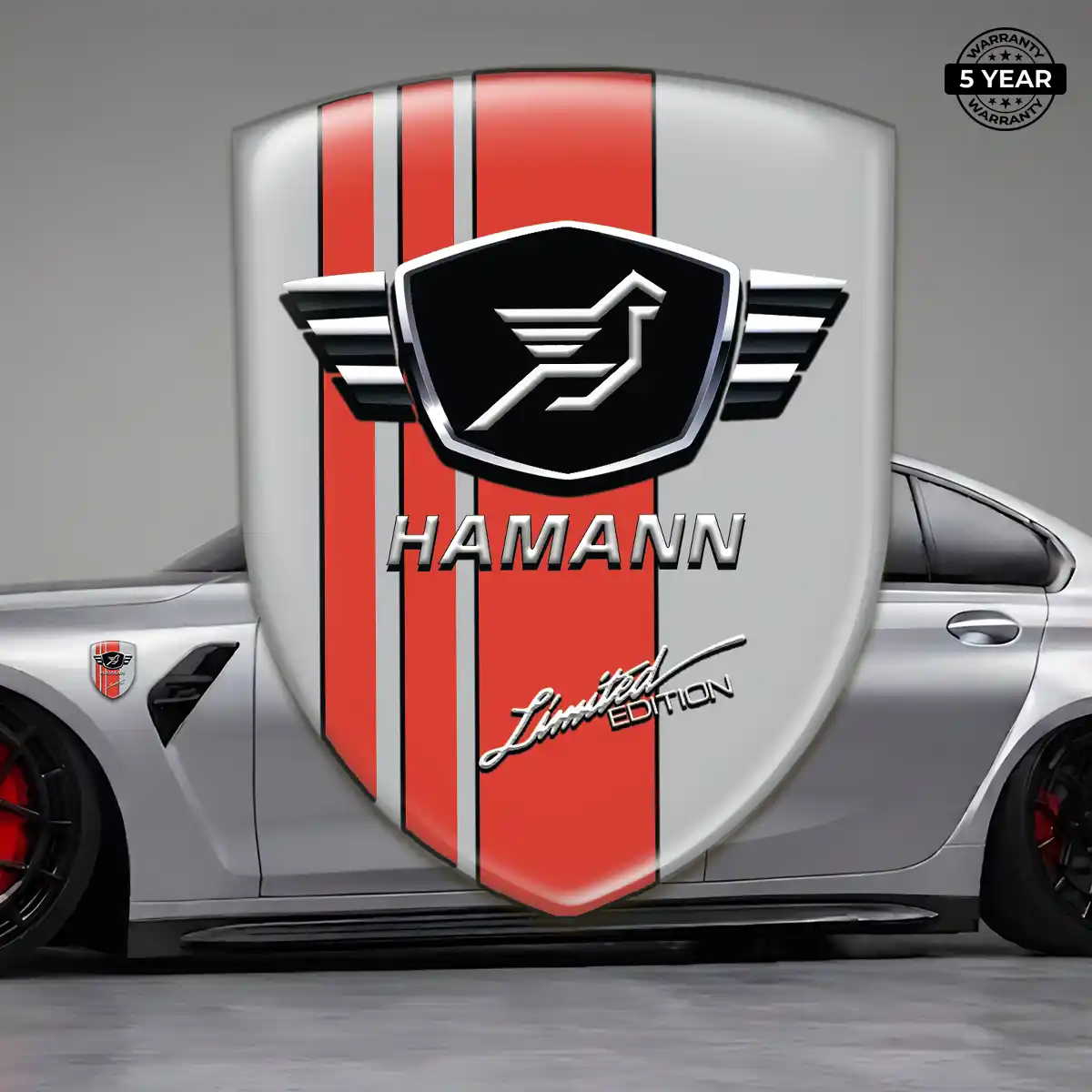 Hamman Domed Logo Sticker Performance Style