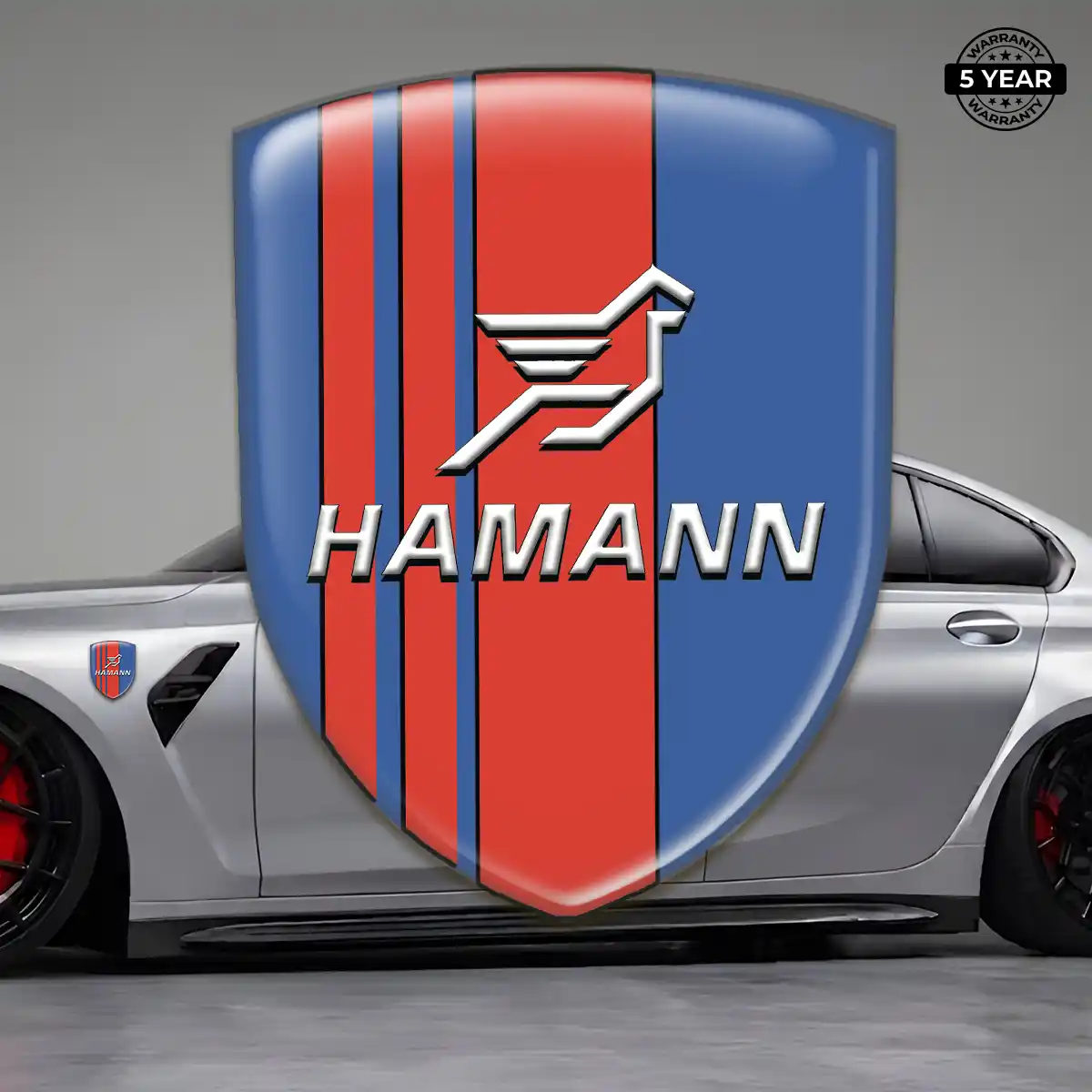 Hamman Domed Logo Sticker Premium Dome
