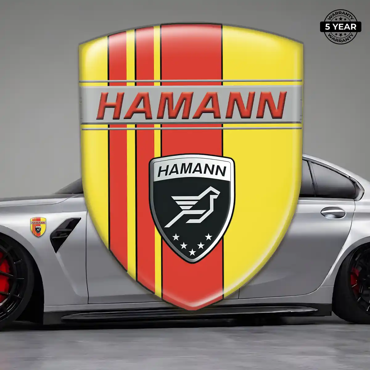Hamman Domed Logo Sticker Resin Elite