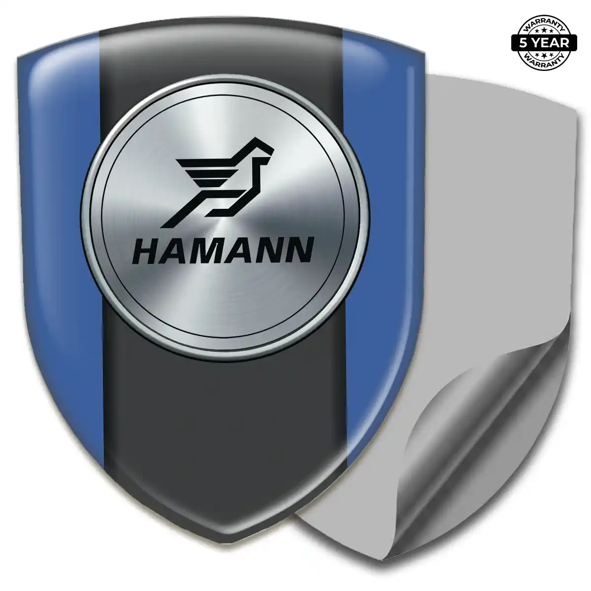 Hamman Domed Logo Sticker Resin Luxe