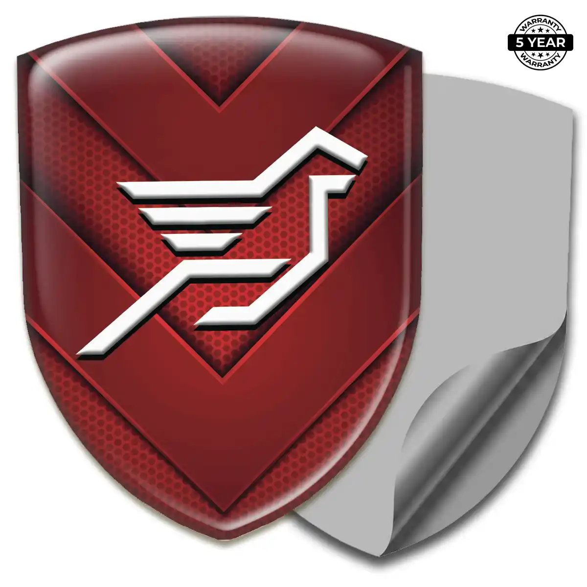Hamman Domed Logo Sticker Sleek Style