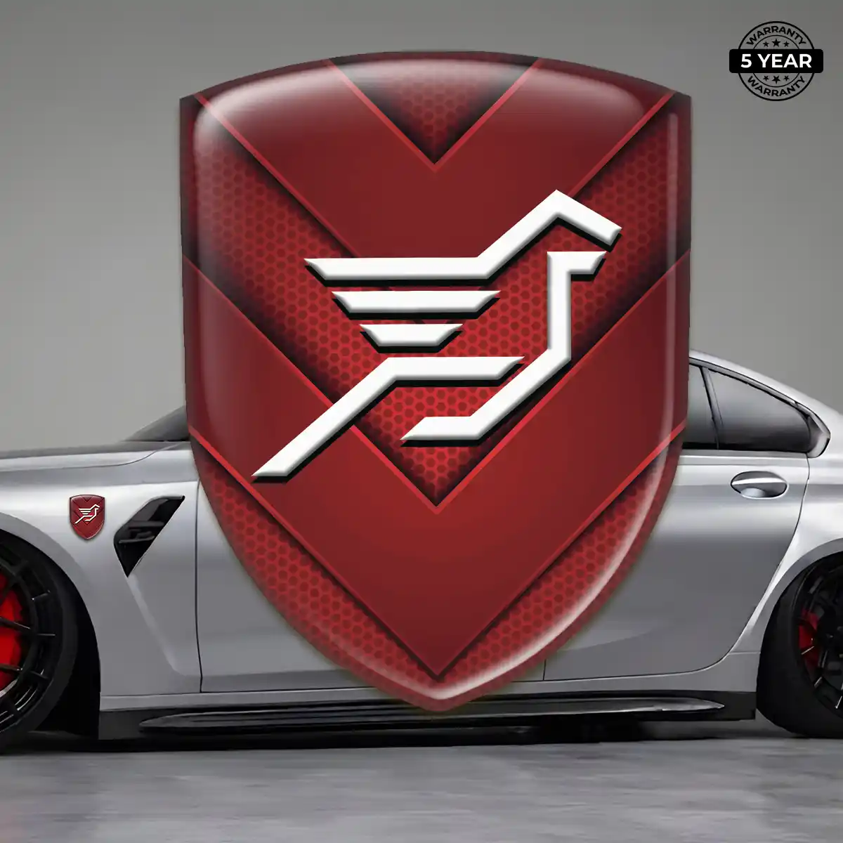 Hamman Domed Logo Sticker Sleek Style