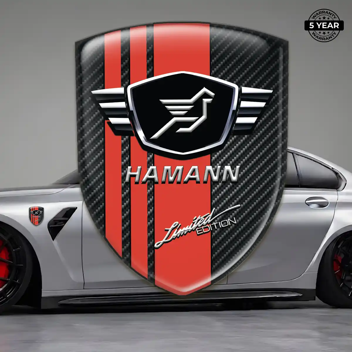 Hamman Domed Logo Sticker Street Tuning