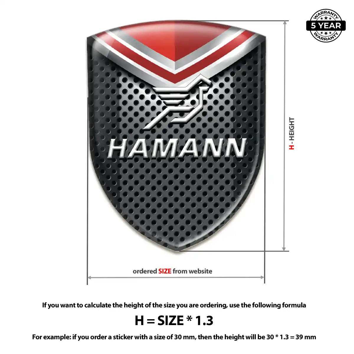 Hamman Emblem Badge Auto Tuning