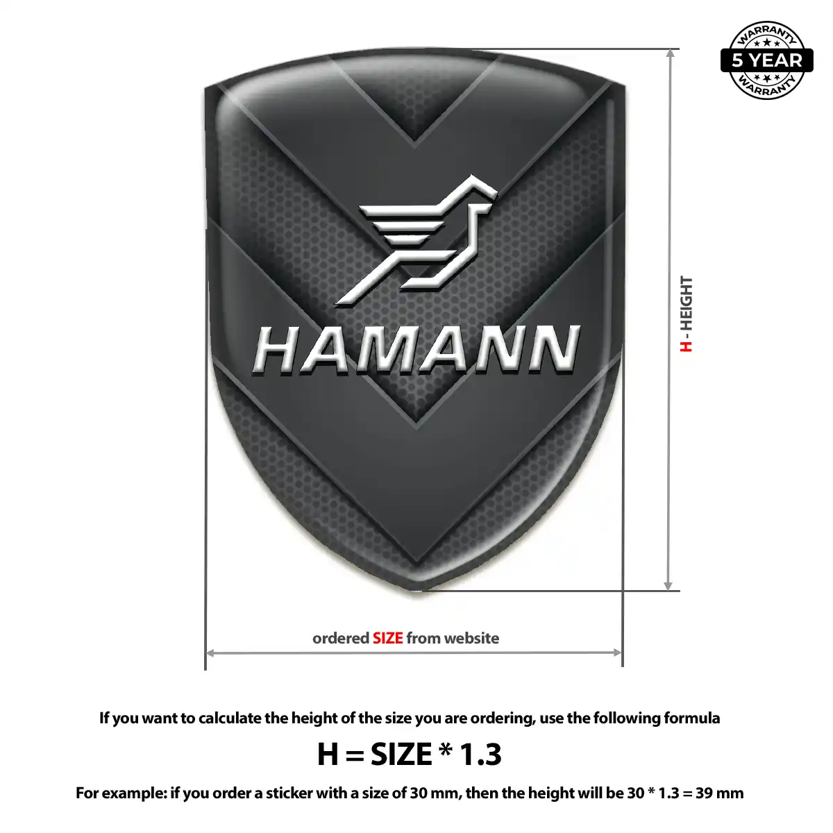Hamman Emblem Badge Elite Edition