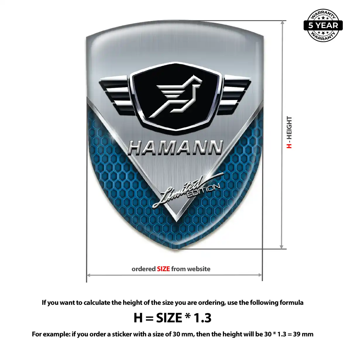 Hamman Emblem Badge Exclusive Series