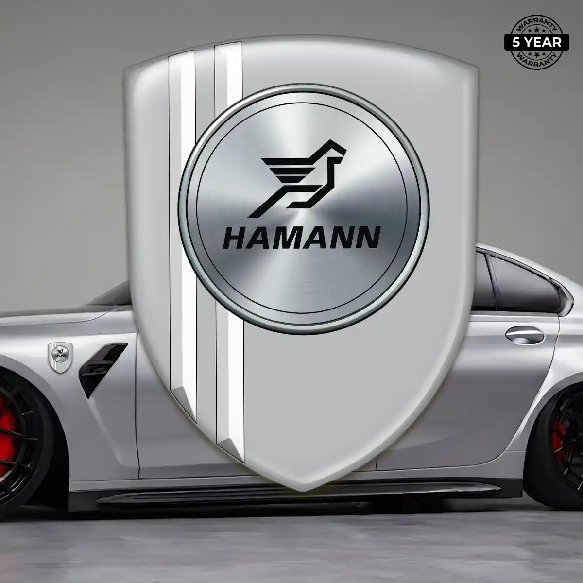 Hamman Emblem Badge Logo Cabin Style