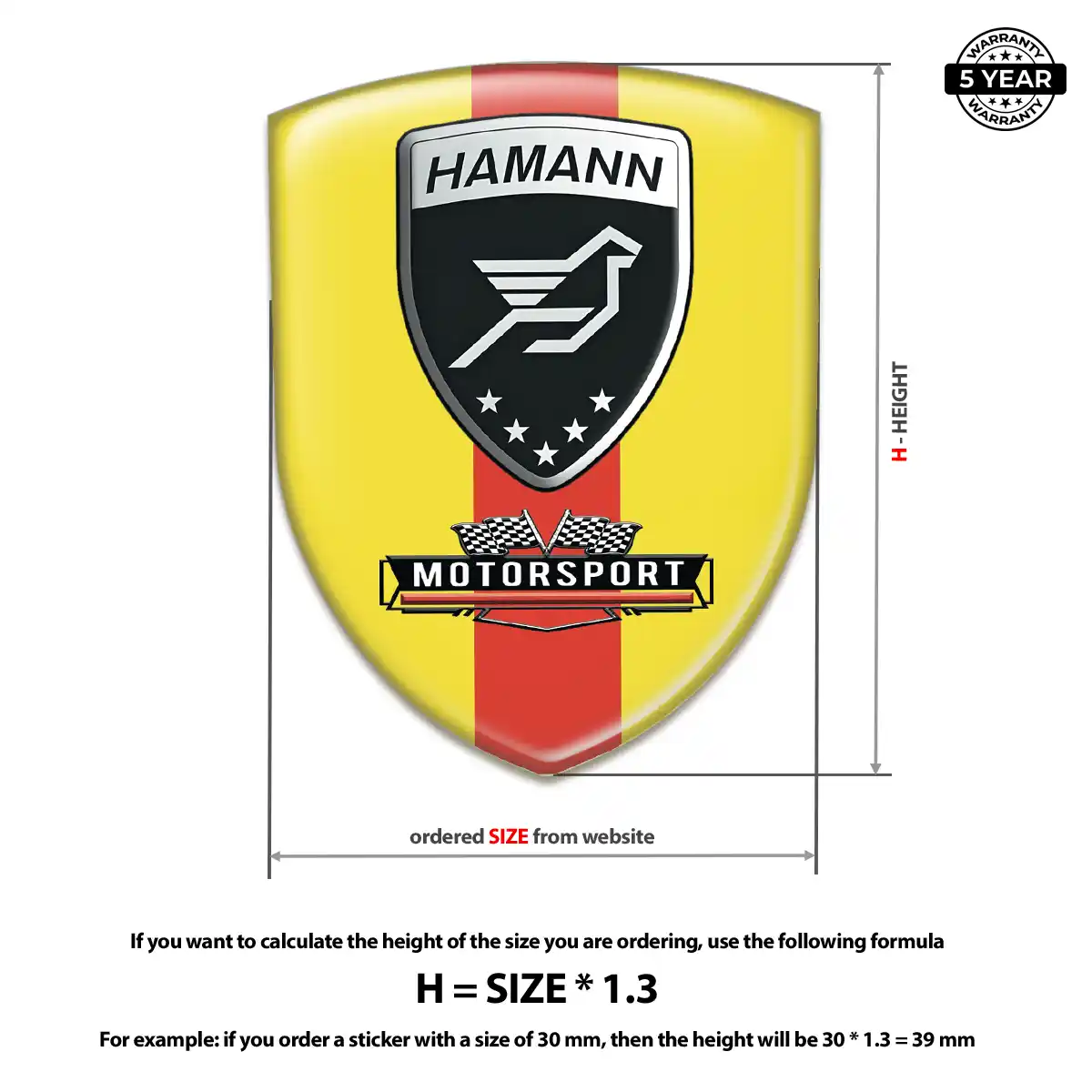 Hamman Emblem Badge Logo Deluxe Edition