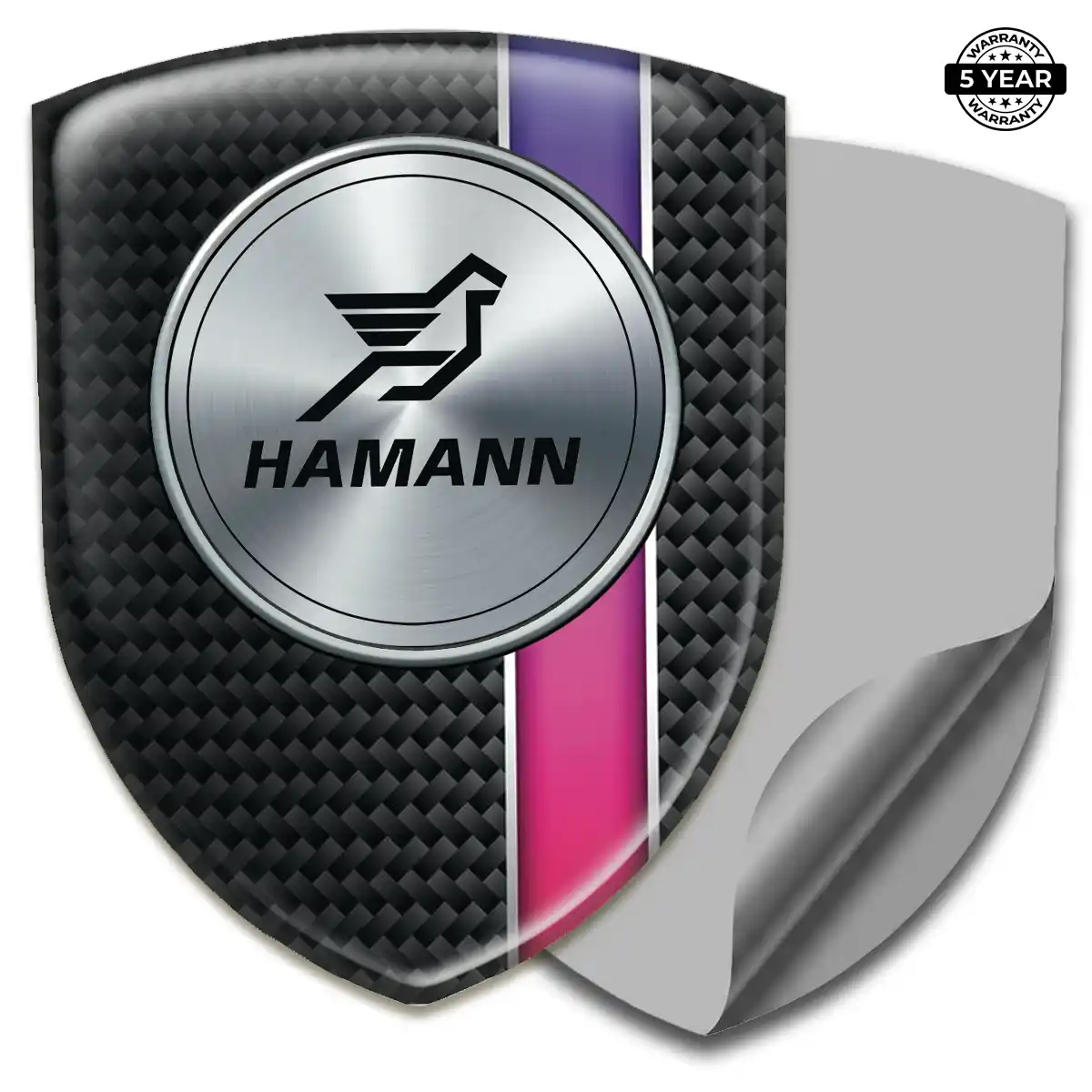 Hamman Emblem Badge Logo Elite Finish