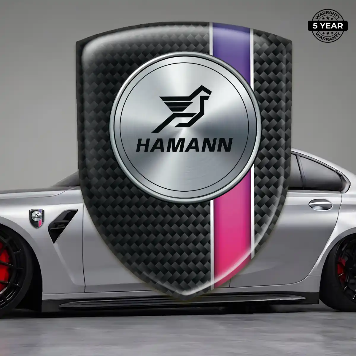 Hamman Emblem Badge Logo Elite Finish