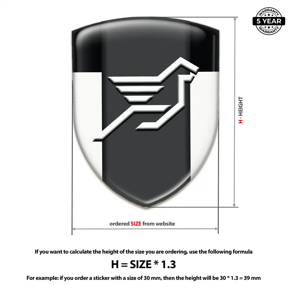 Hamman Emblem Badge Logo Exterior Luxe