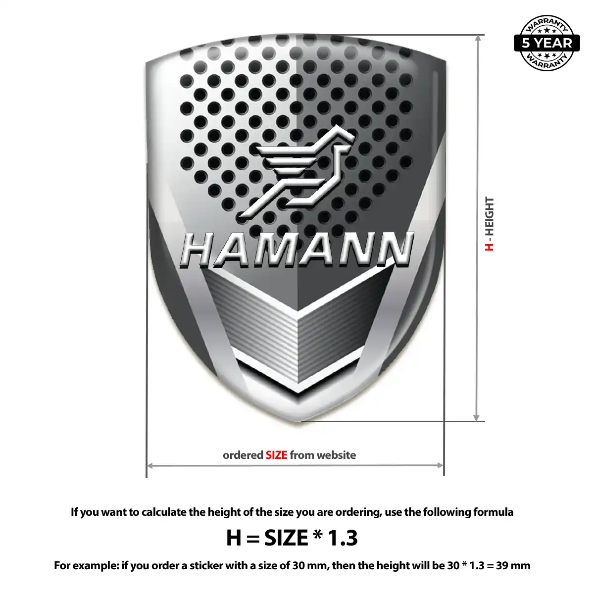 Hamman Emblem Badge Logo Interior Elegance