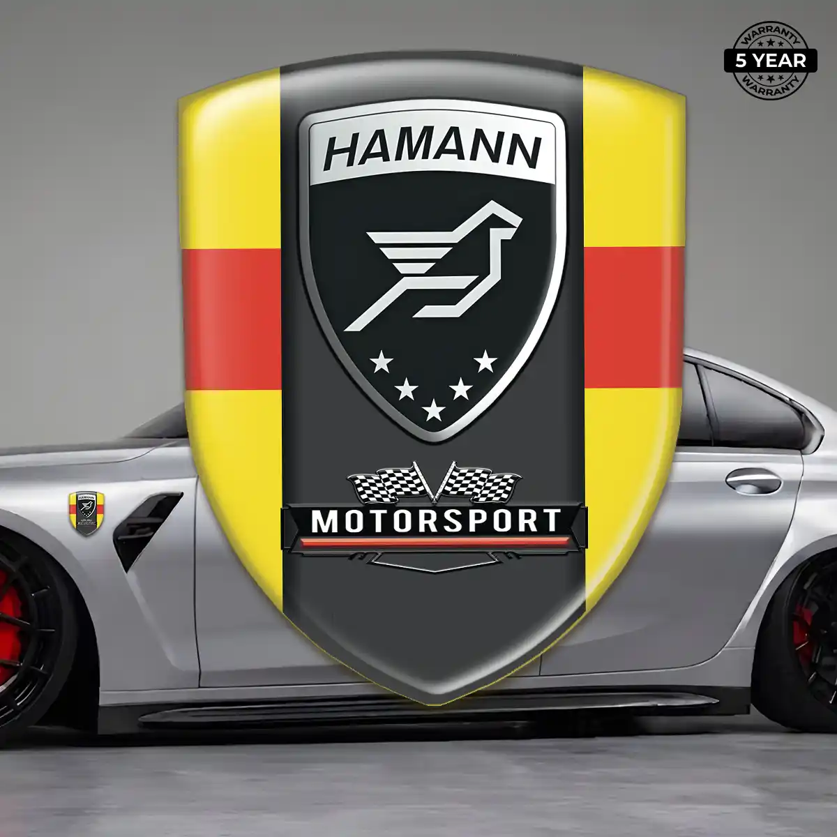 Hamman Emblem Badge Logo Outer Style