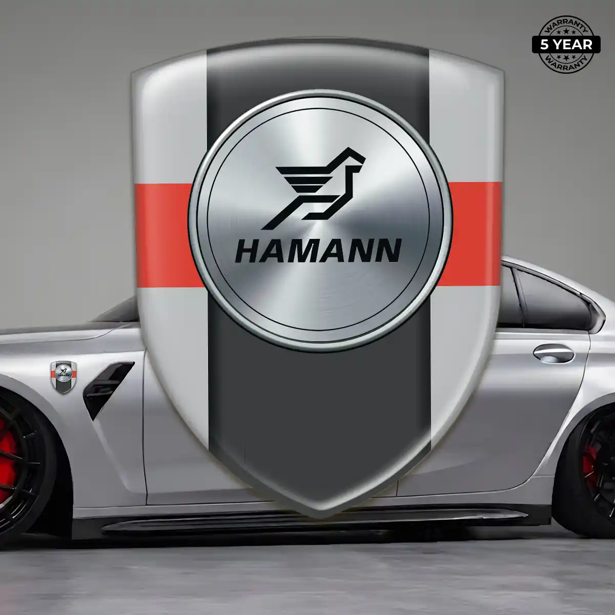 Hamman Emblem Badge Logo Premium Dome