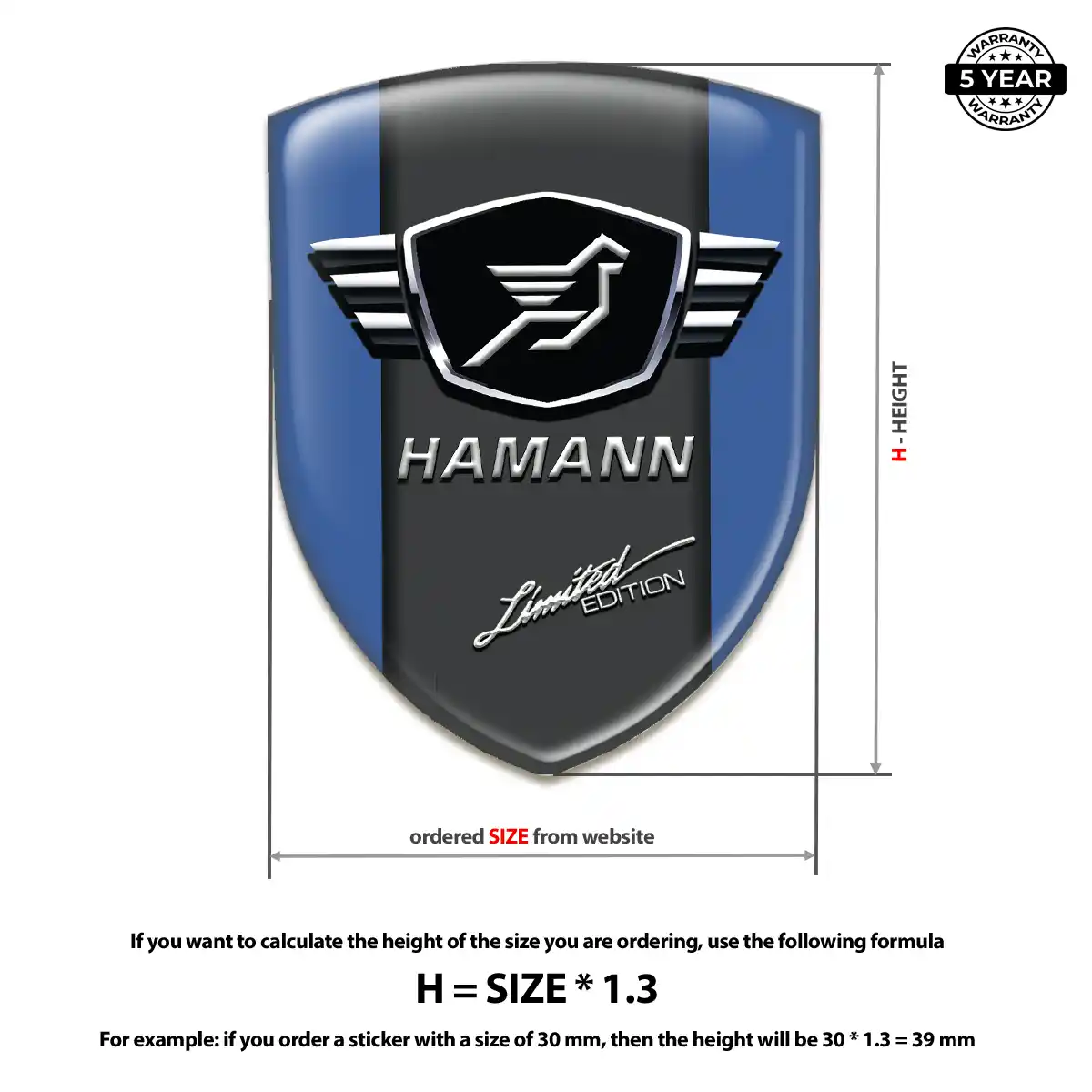 Hamman Emblem Badge Logo Refined Design