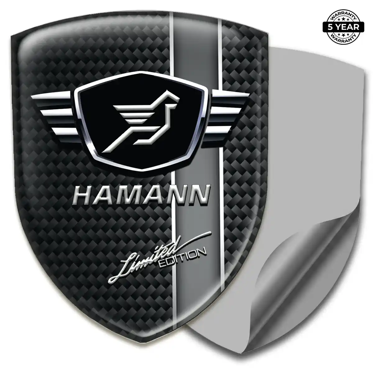 Hamman Emblem Badge Logo Resin Elite