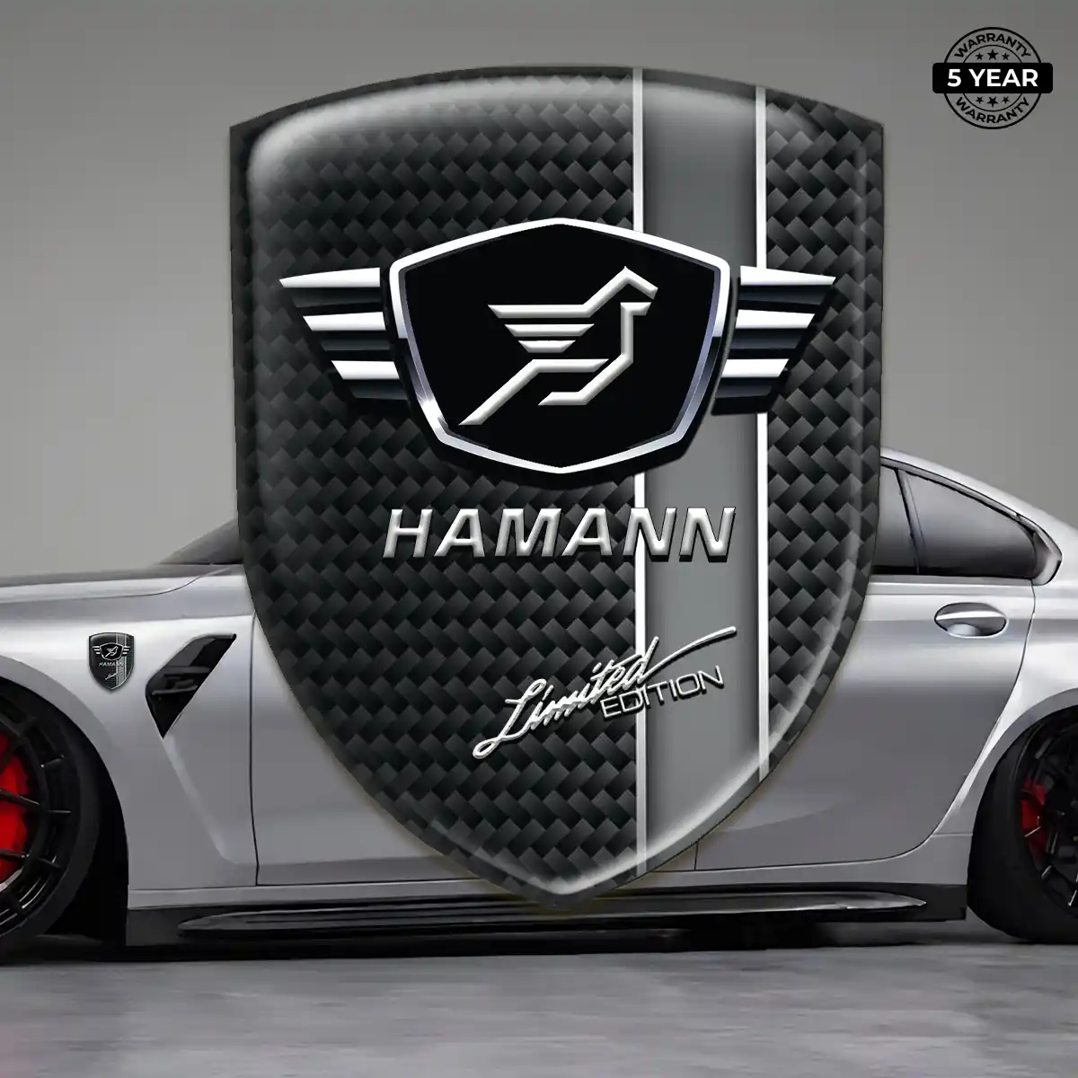 Hamman Emblem Badge Logo Resin Elite