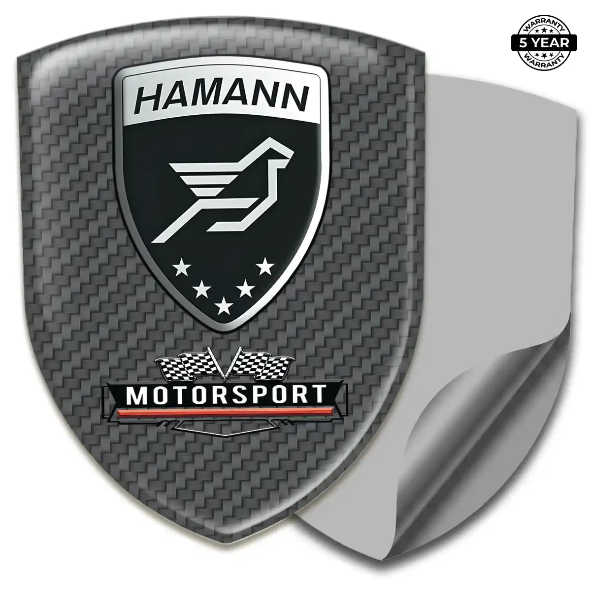 Hamman Emblem Badge Logo Resin Luxe