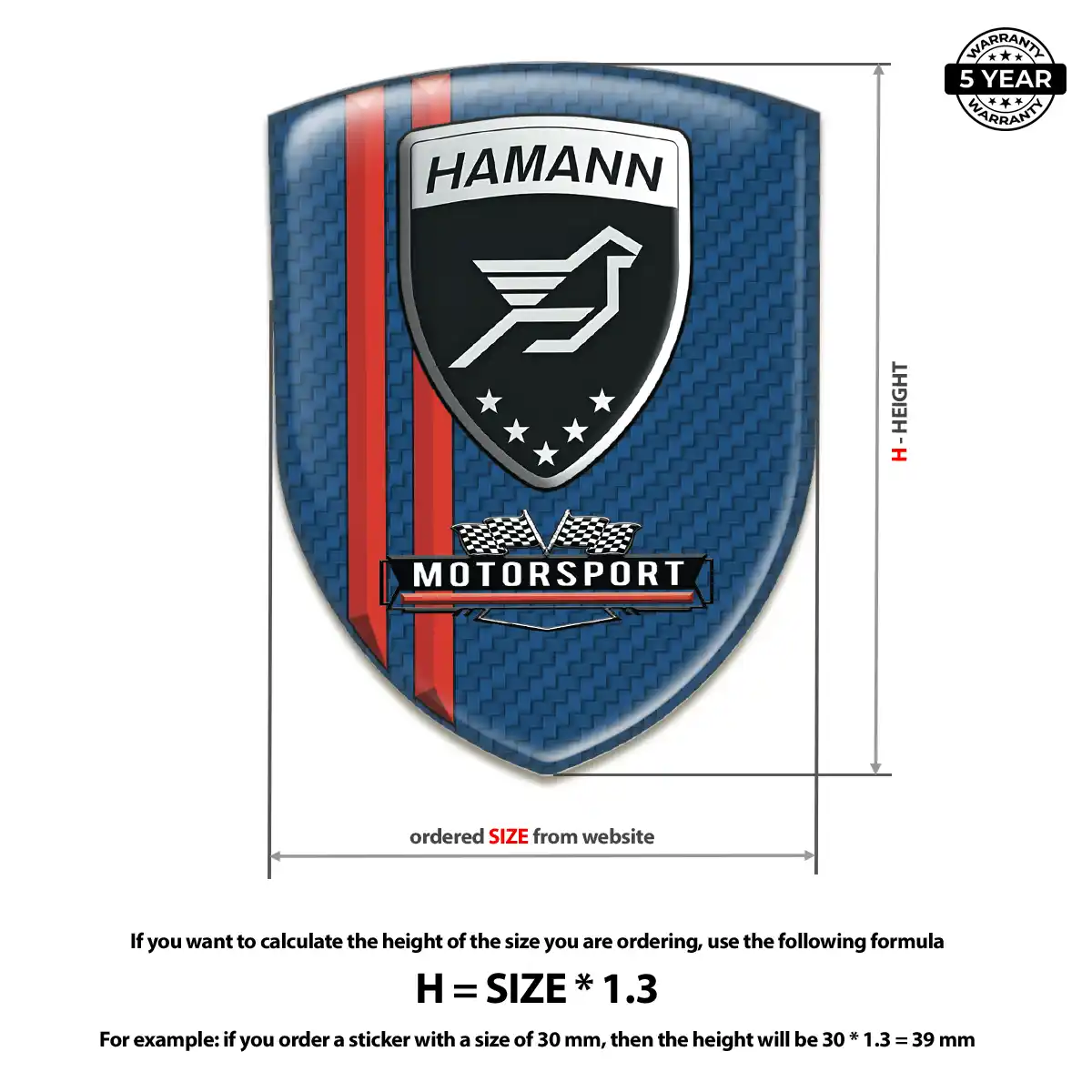 Hamman Emblem Badge Logo Signature Grade
