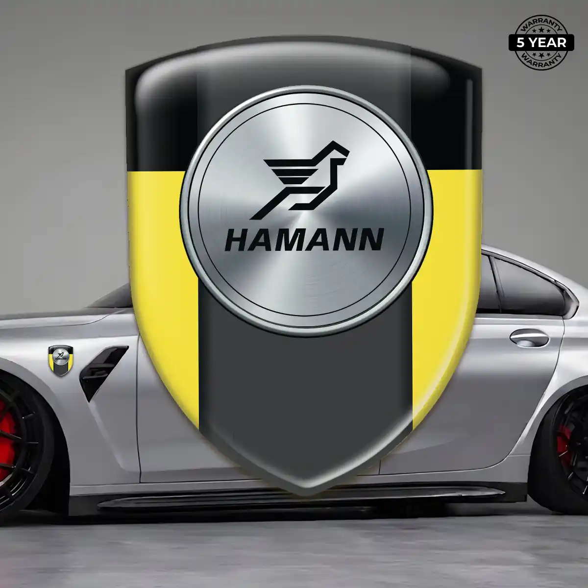 Hamman Emblem Badge Logo Sleek Style