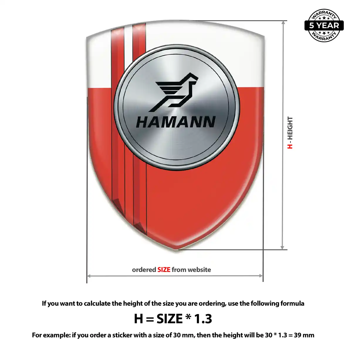 Hamman Emblem Badge Logo Superior Craft