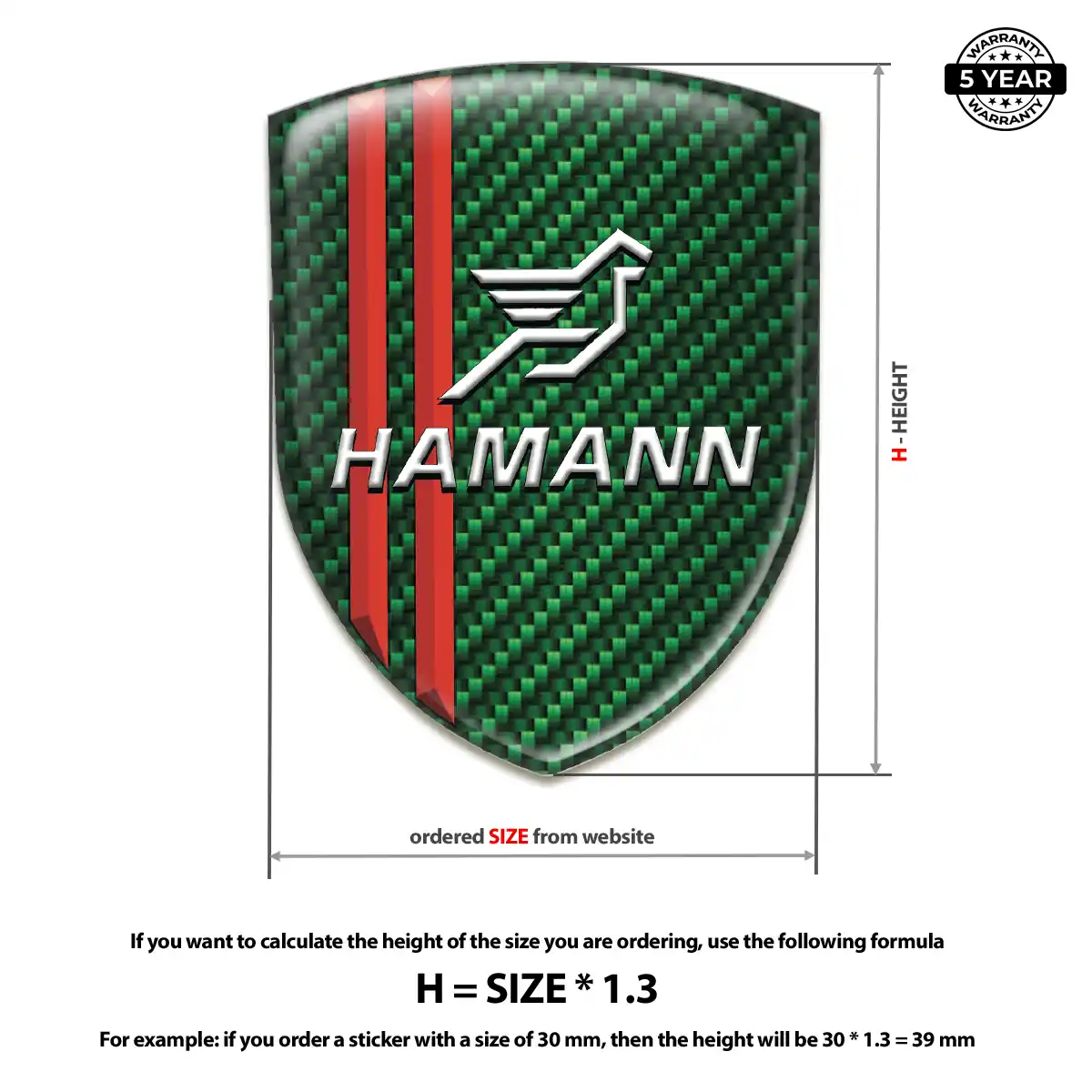 Hamman Emblem Badge Prestige Line