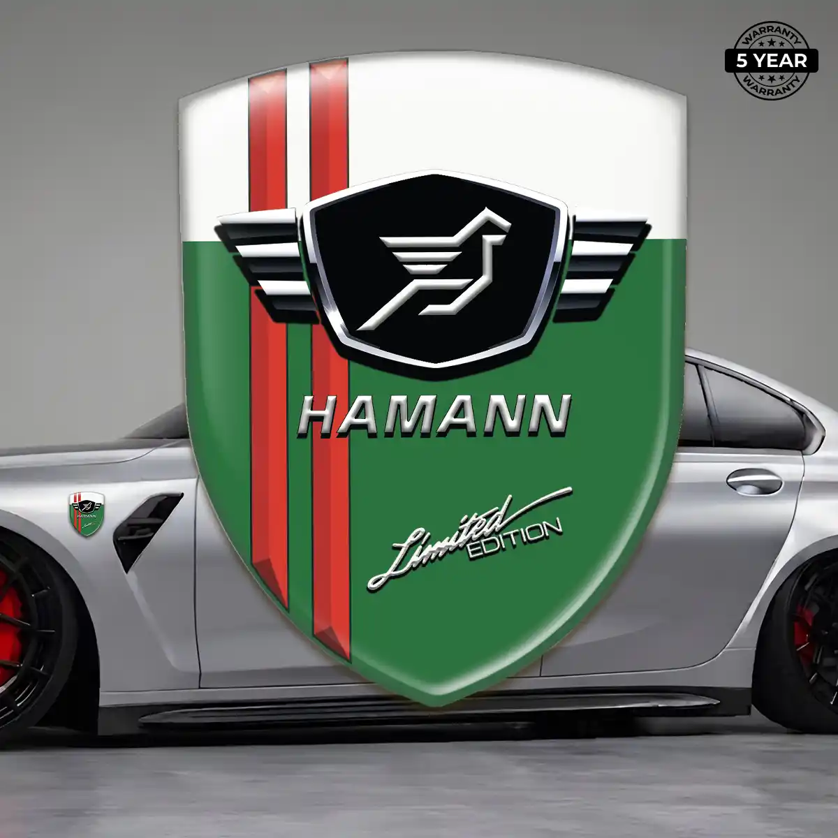 Hamman Emblem Badge Resin Luxe