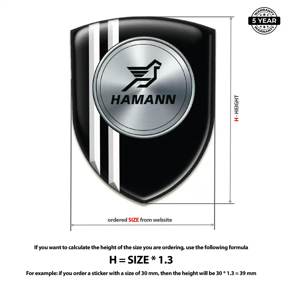 Hamman Emblem Crest Outer Style