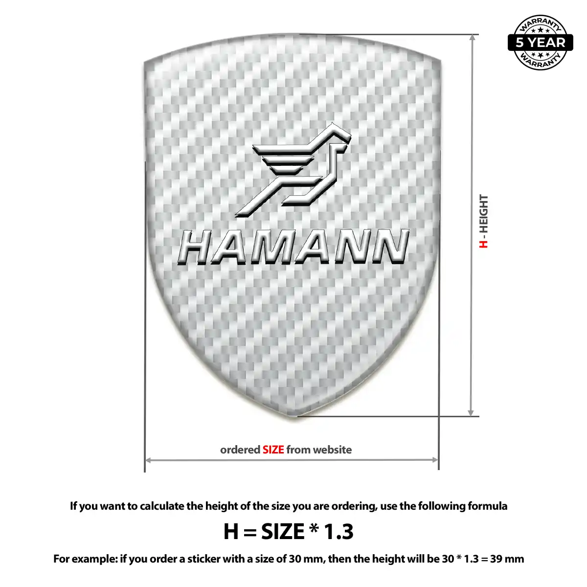 Hamman Emblem Crest Performance Style