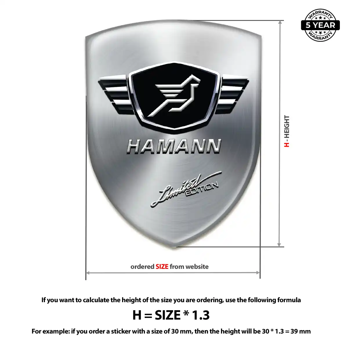 Hamman Emblem Crest Resin Luxe