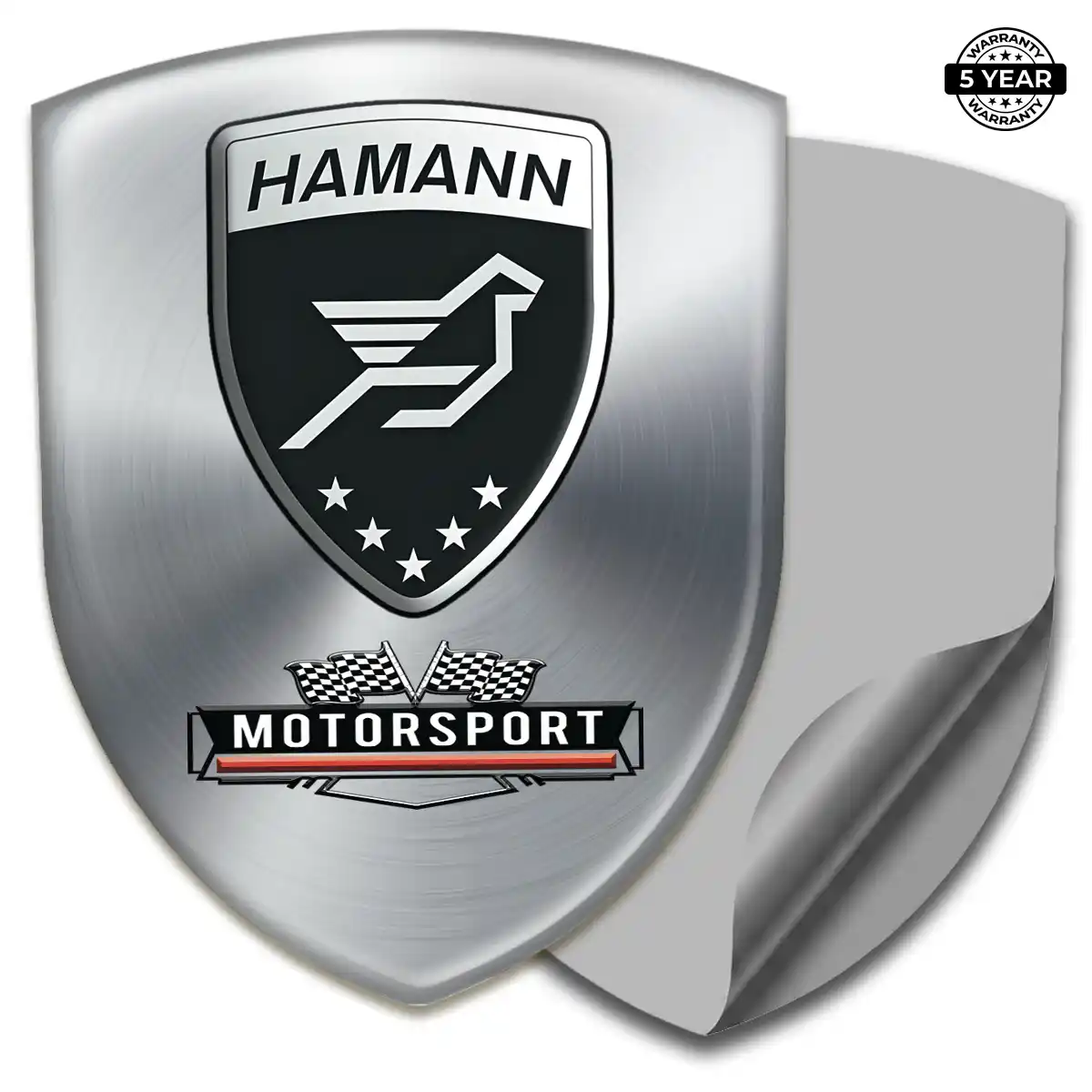 Hamman Emblem Domed Badge Cabin Style