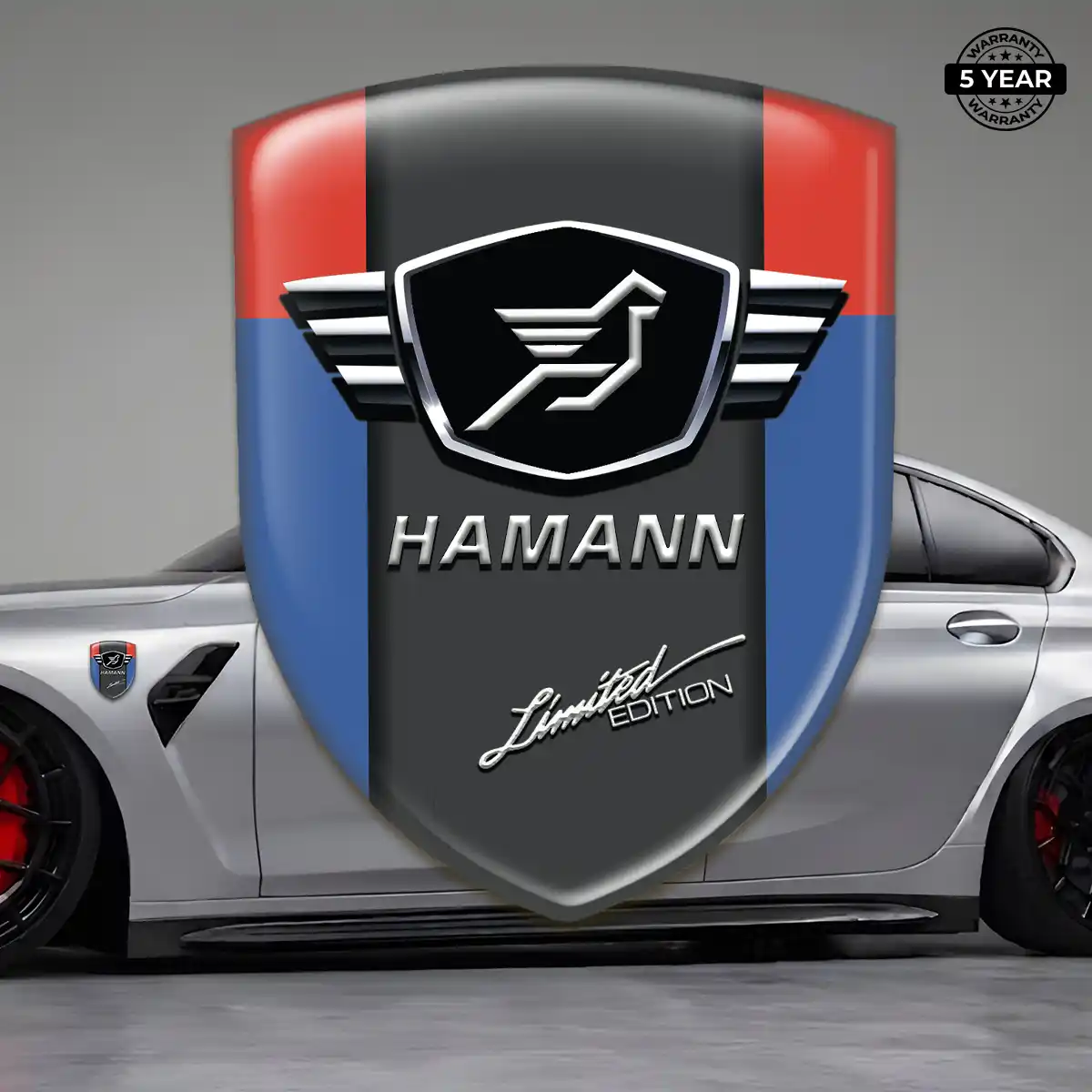 Hamman Emblem Domed Badge Exterior Luxe