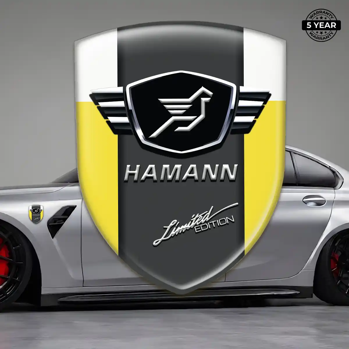 Hamman Emblem Domed Badge Interior Elegance