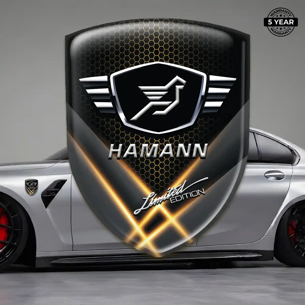 Hamman Emblem Domed Badge Interior Luxe
