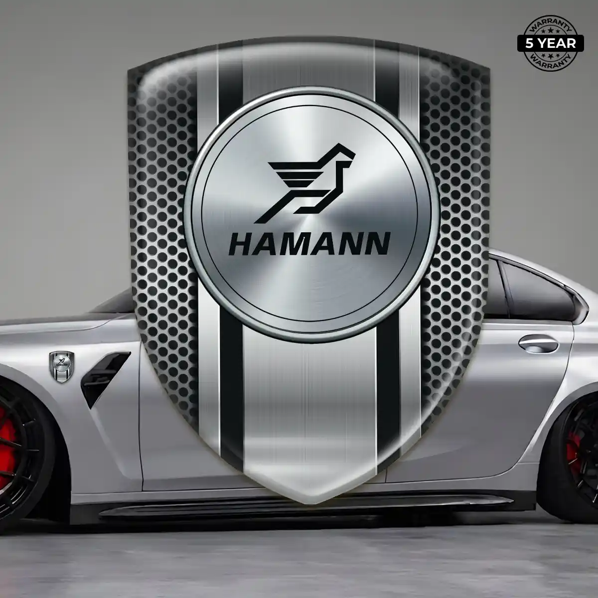 Hamman Emblem Domed Badge Opulent Line
