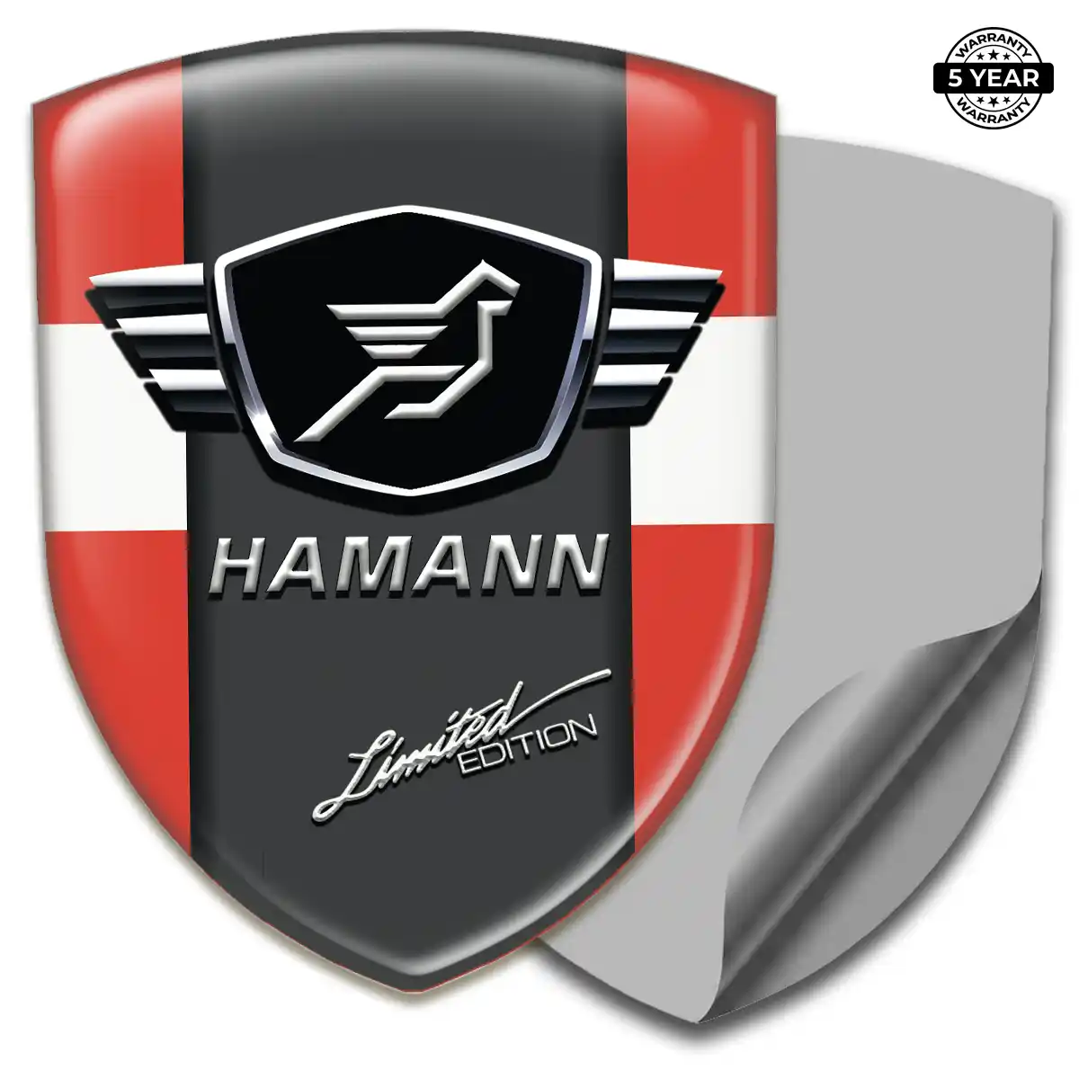 Hamman Emblem Domed Badge Premium Dome
