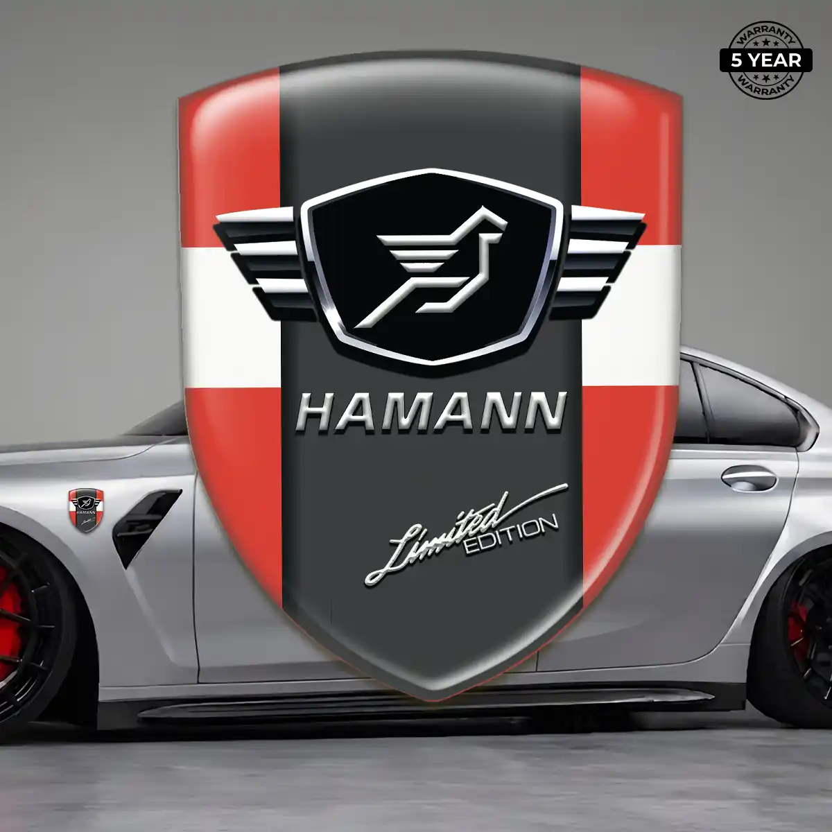 Hamman Emblem Domed Badge Premium Dome