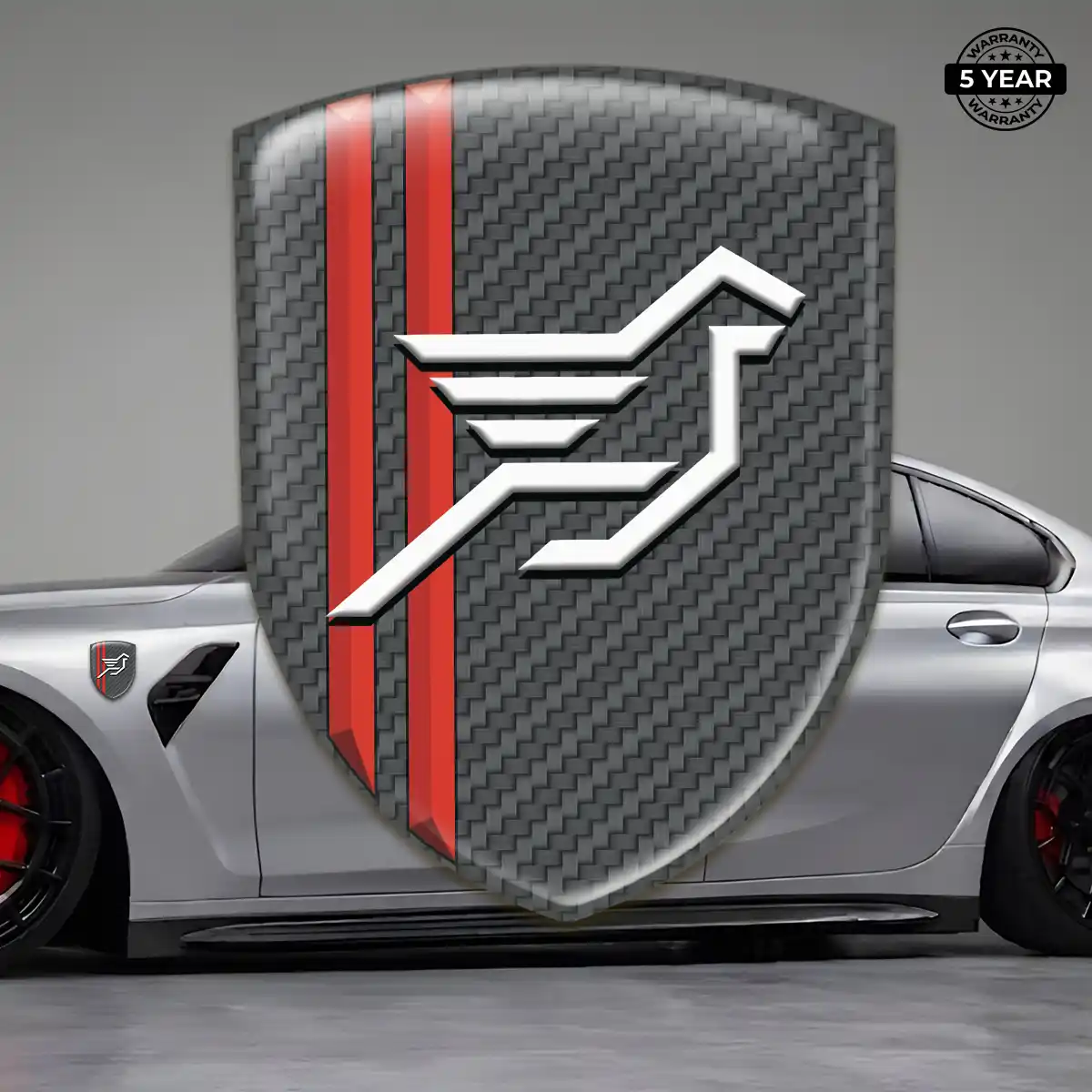 Hamman Emblem Domed Badge Resin Luxe