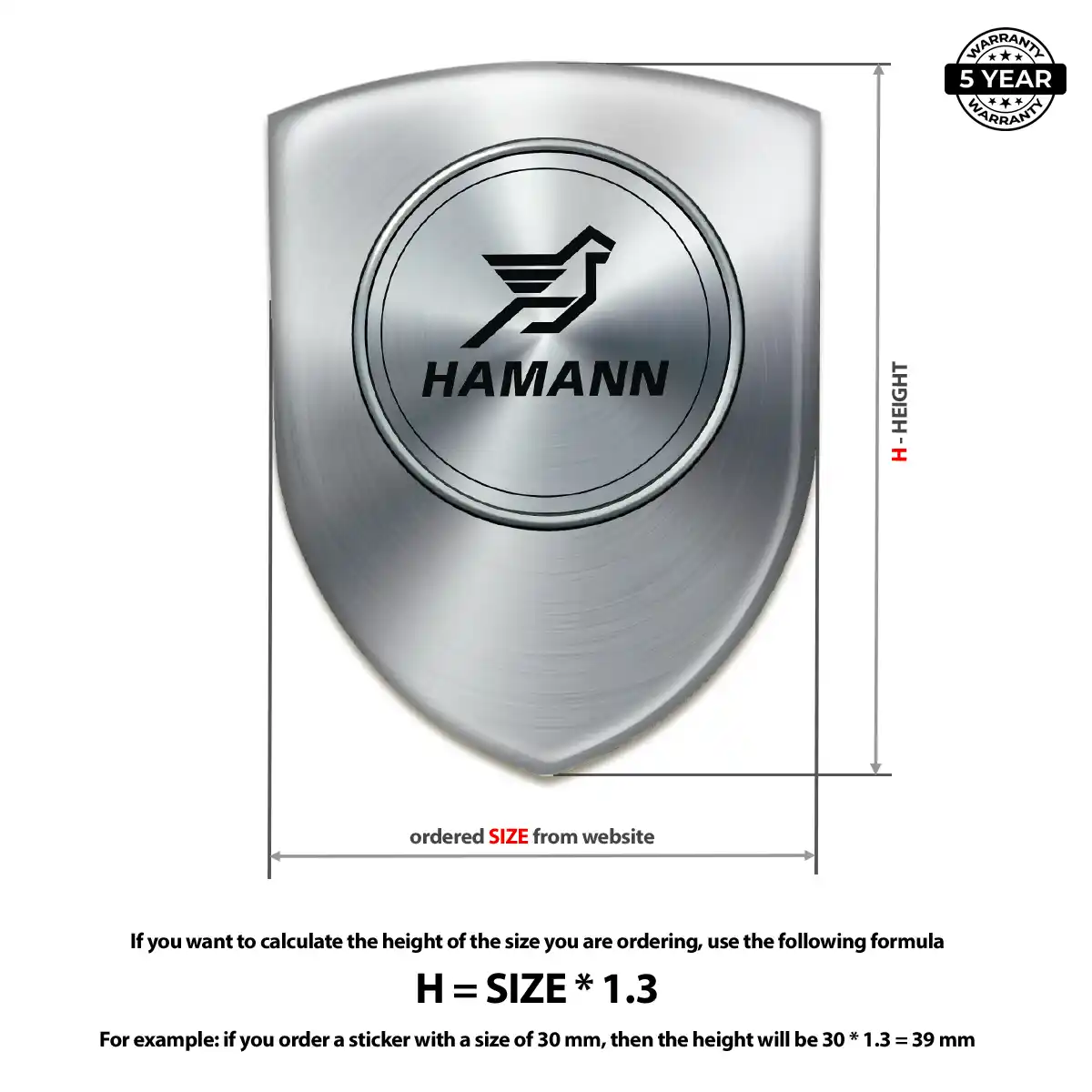 Hamman Emblem Logo Badge Exclusive Series