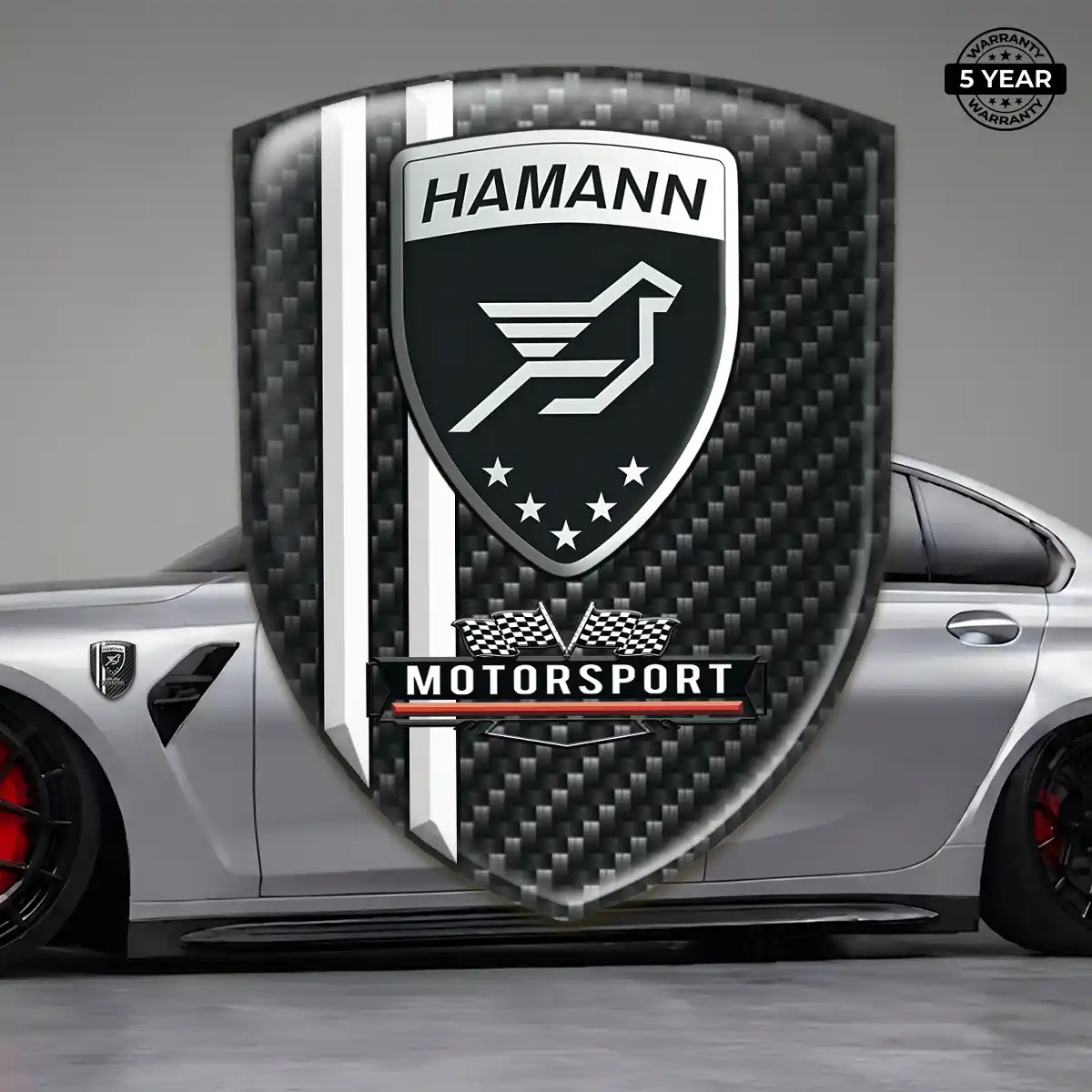 Hamman Emblem Logo Badge Exterior Luxe