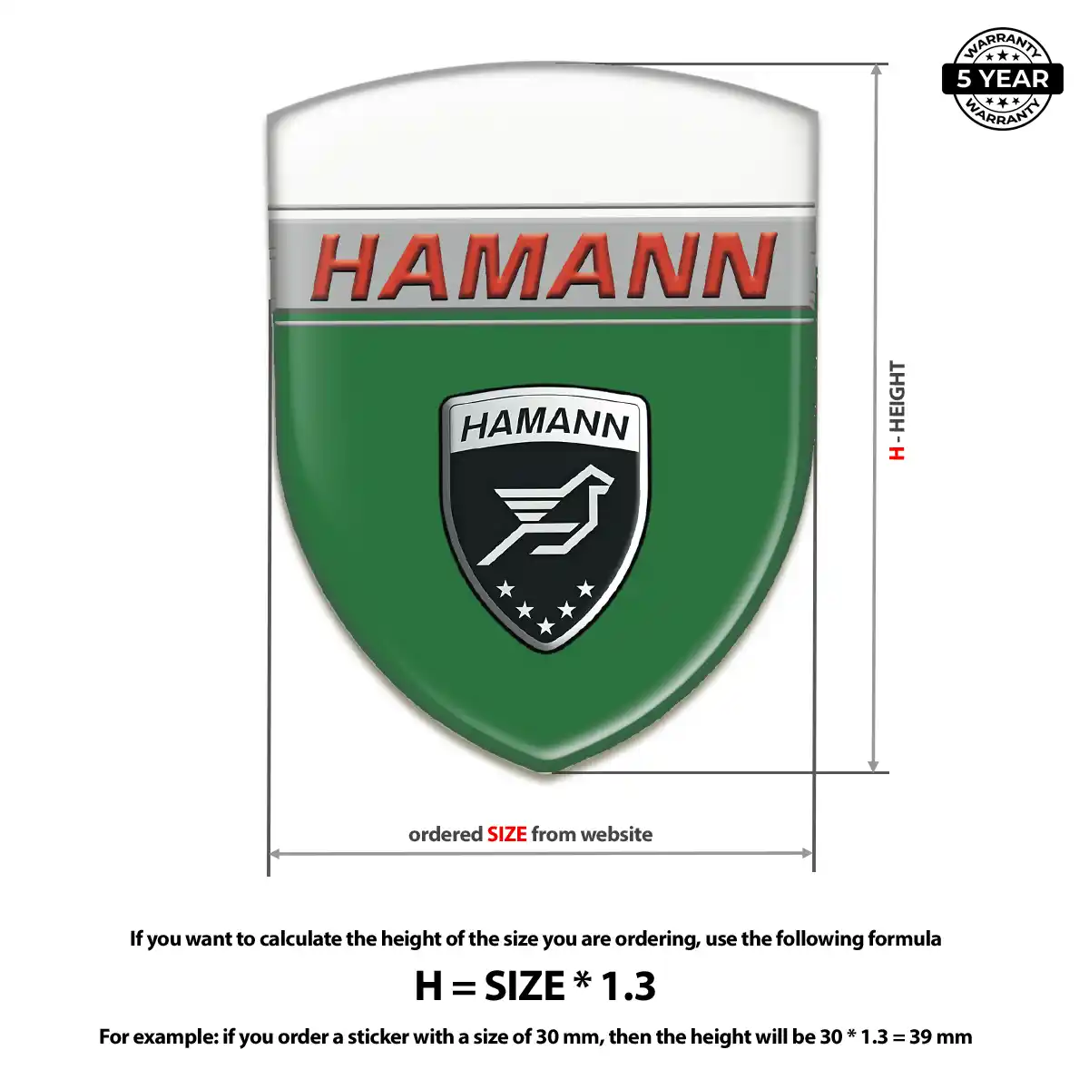 Hamman Emblem Logo Badge Interior Elegance
