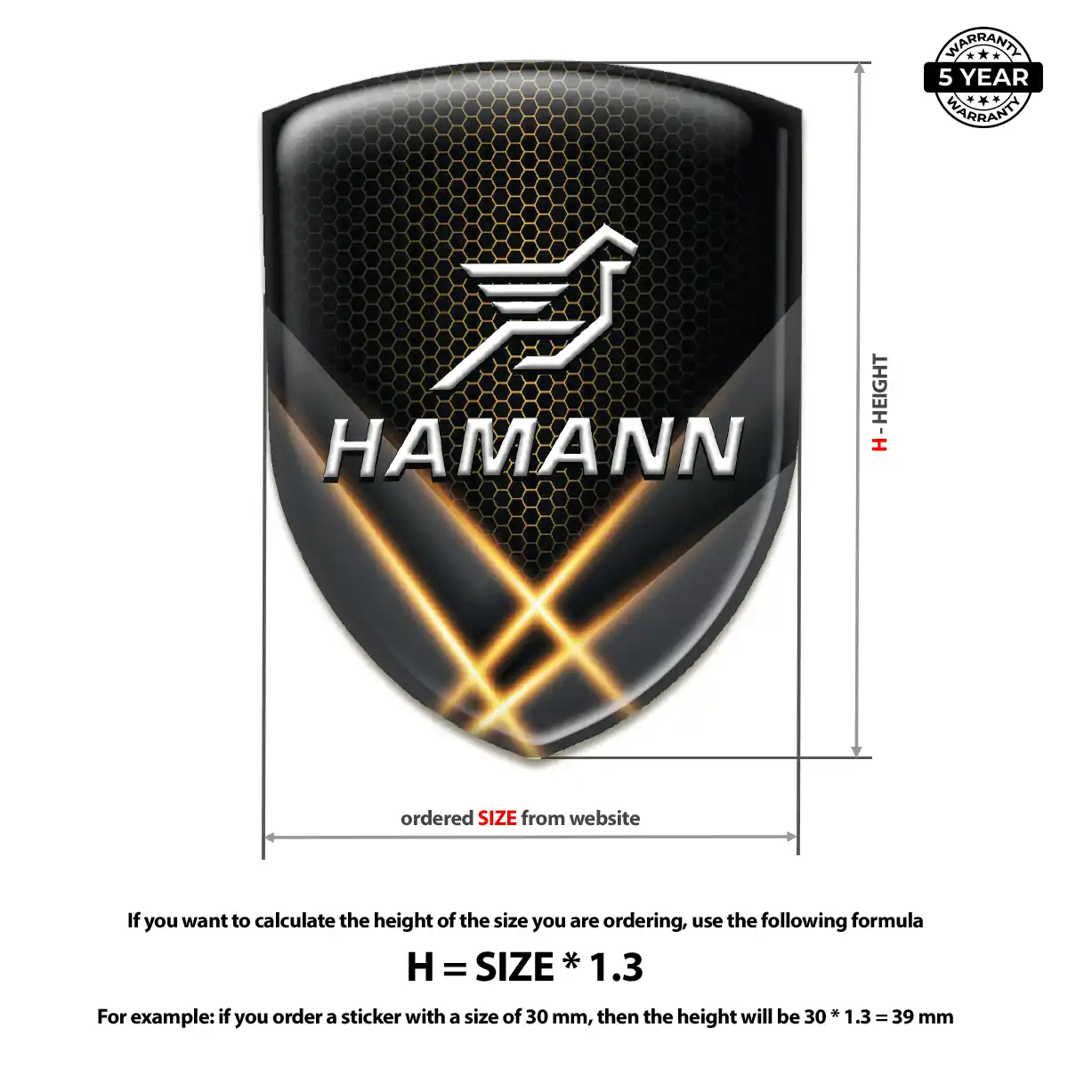 Hamman Emblem Logo Badge Noble Edition