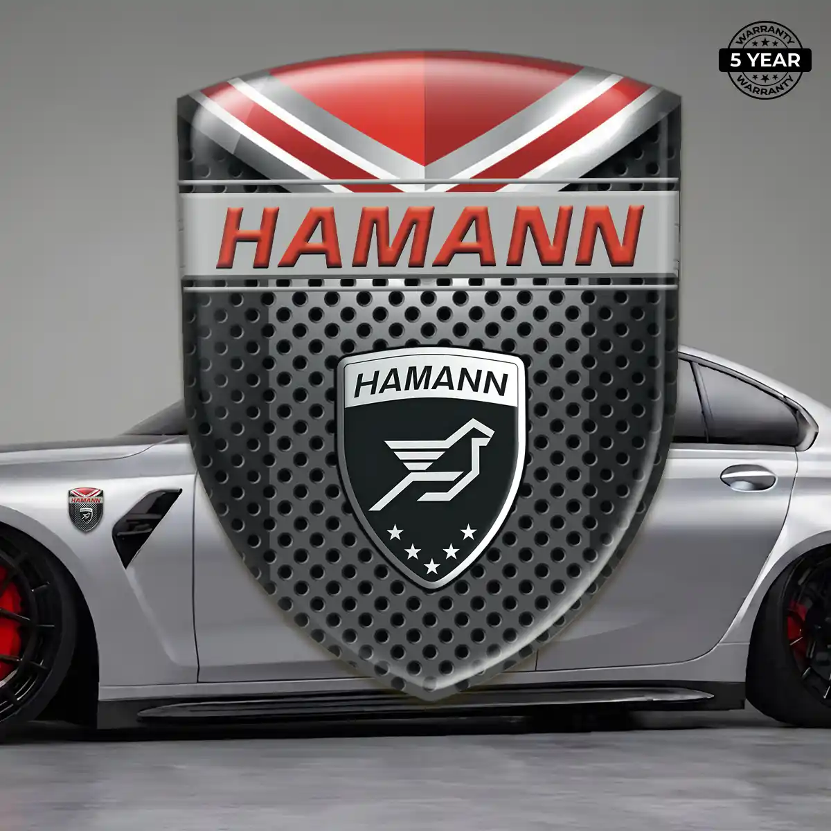 Hamman Emblem Logo Badge Premium Dome
