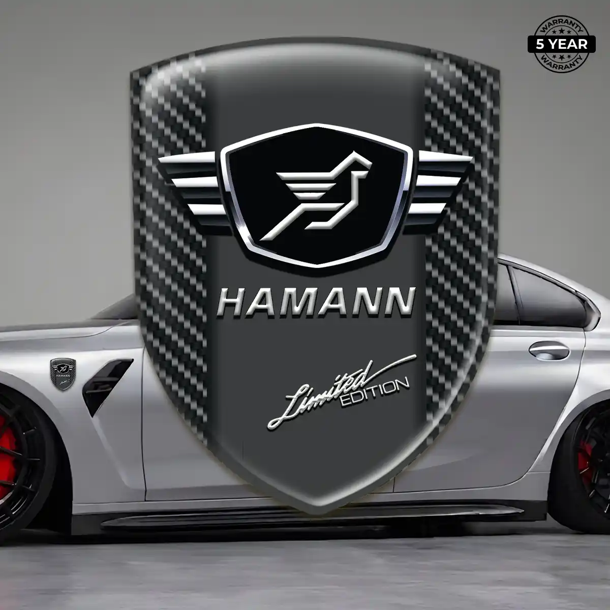 Hamman Emblem Logo Badge Resin Elite