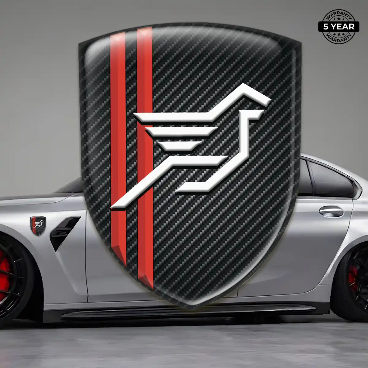 Hamman Emblem Logo Badge Resin Luxe