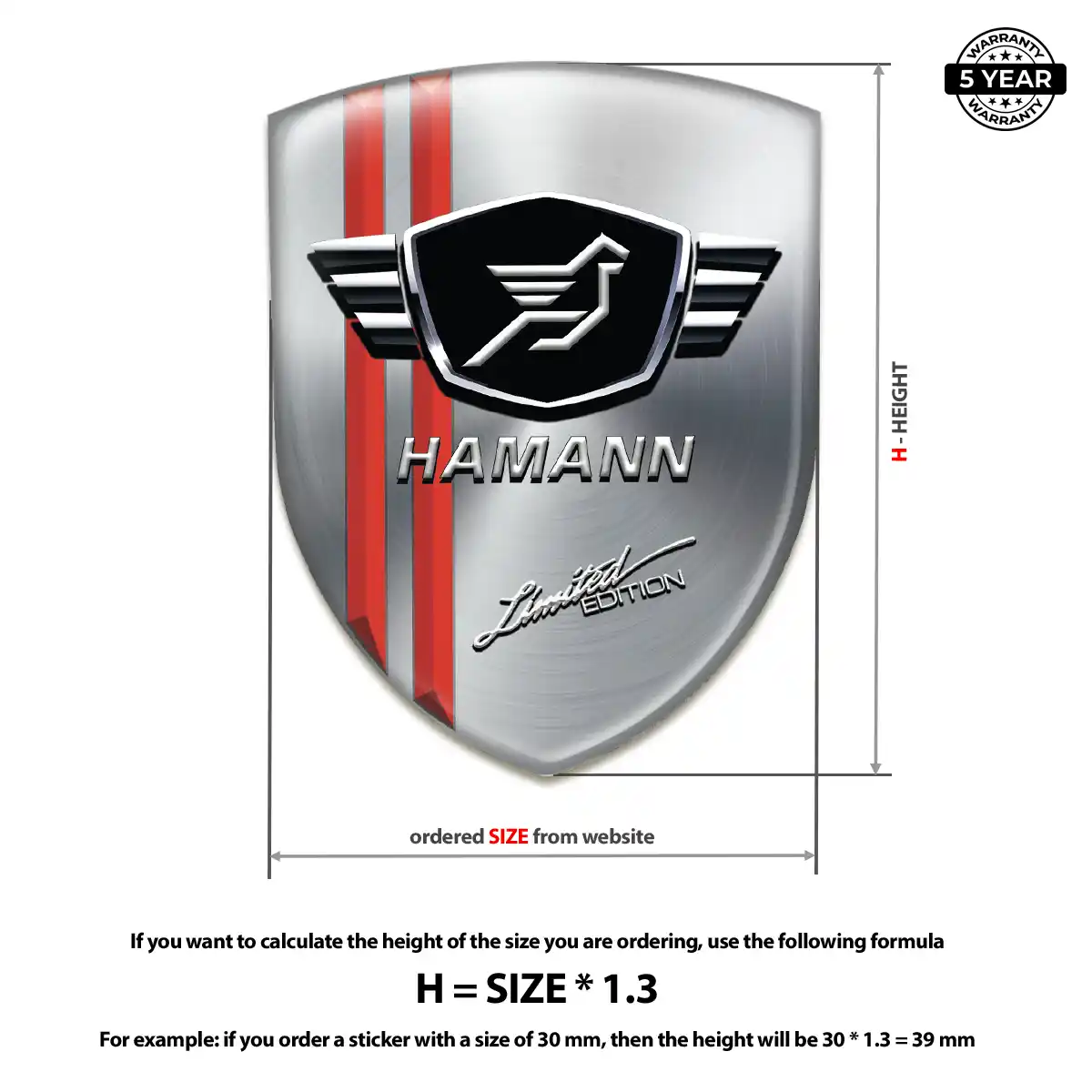 Hamman Emblem Logo Badge Sleek Style