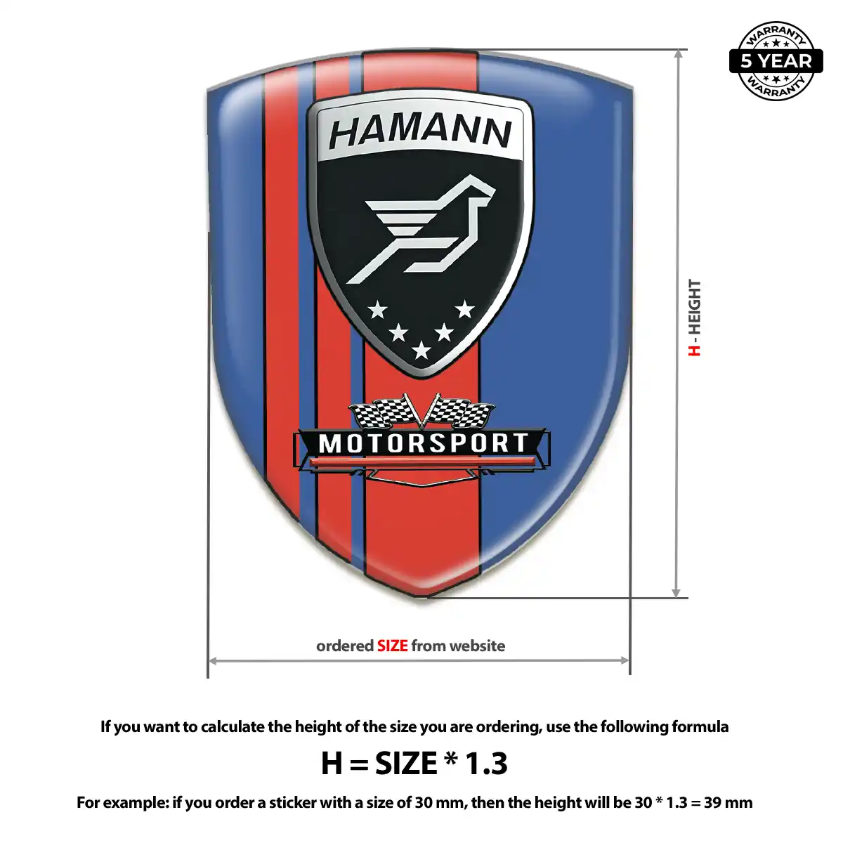 Hamman Emblem Logo Exterior Luxe