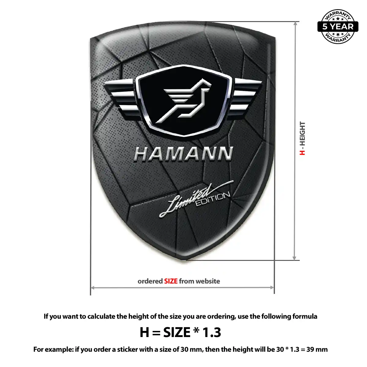 Hamman Emblem Logo Performance Style